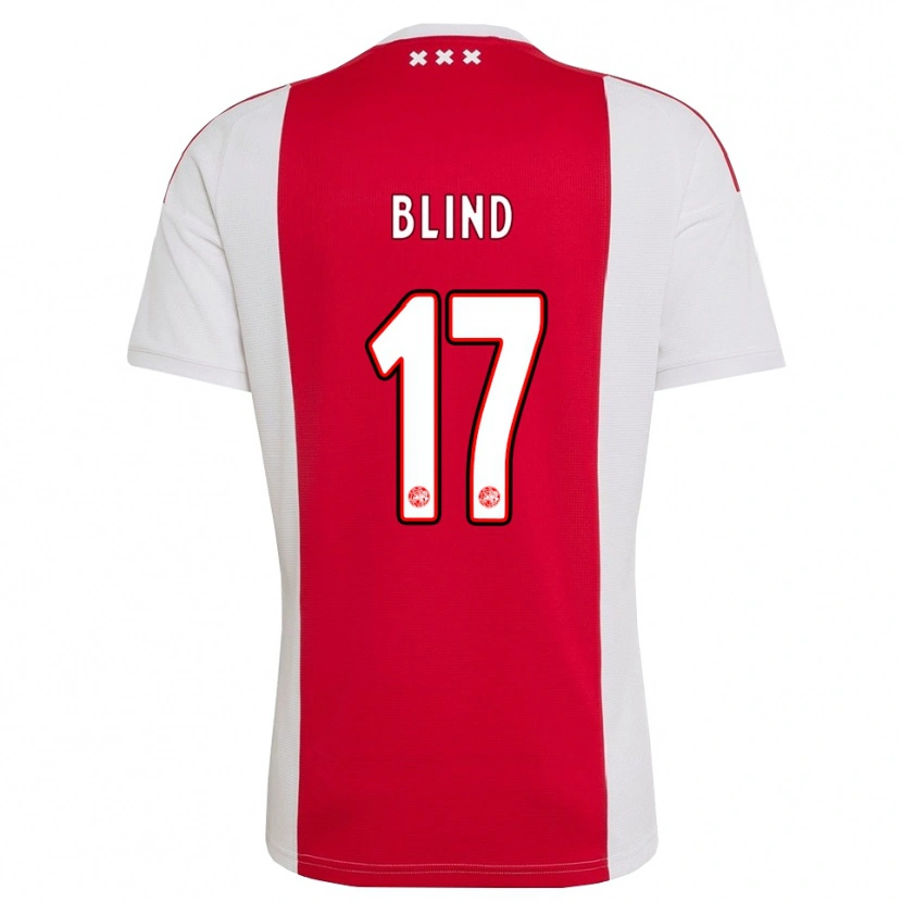 Danxen Criança Camisola Daley Blind #17 Vermelho Branco Amarelo Principal 2026/27 Camisa