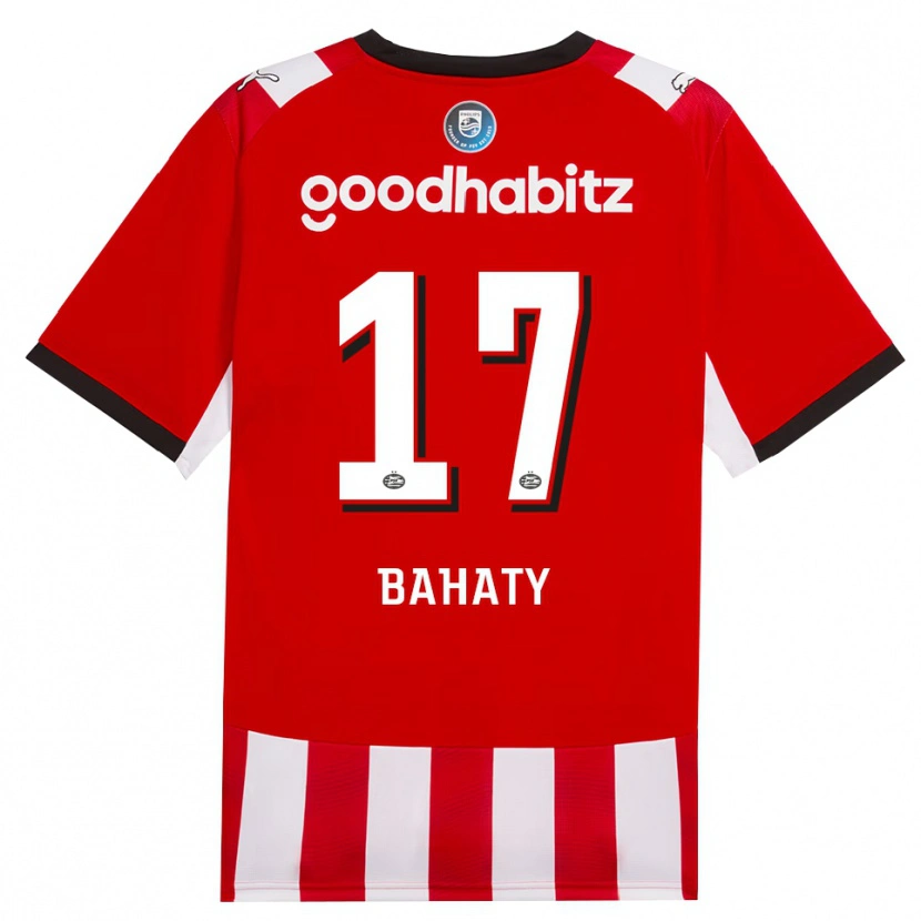 Danxen Criança Camisola Manuel Bahaty #17 Vermelho Branco Preto Principal 2026/27 Camisa