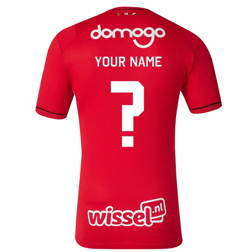 Danxen Criança Camisola Seu Nome #0 Vermelho Branco Preto Principal 2026/27 Camisa