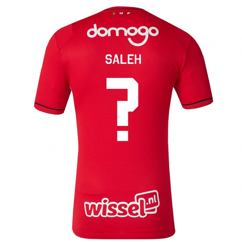 Danxen Criança Camisola Amir Saleh #0 Vermelho Branco Preto Principal 2026/27 Camisa