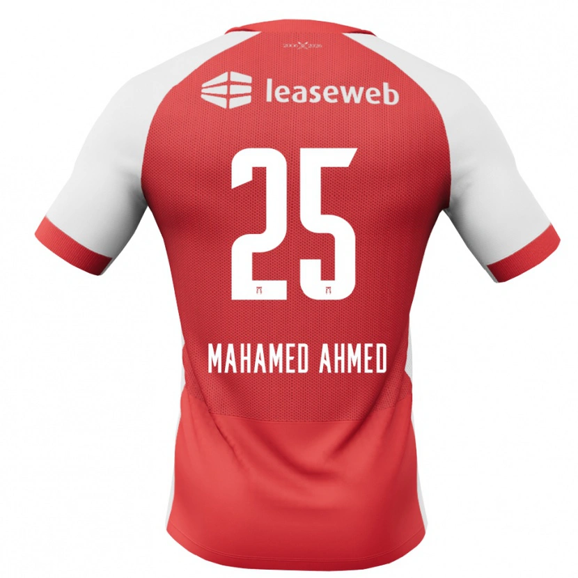 Danxen Criança Camisola Nuur Mahamed Ahmed #25 Vermelho Branco Preto Principal 2026/27 Camisa