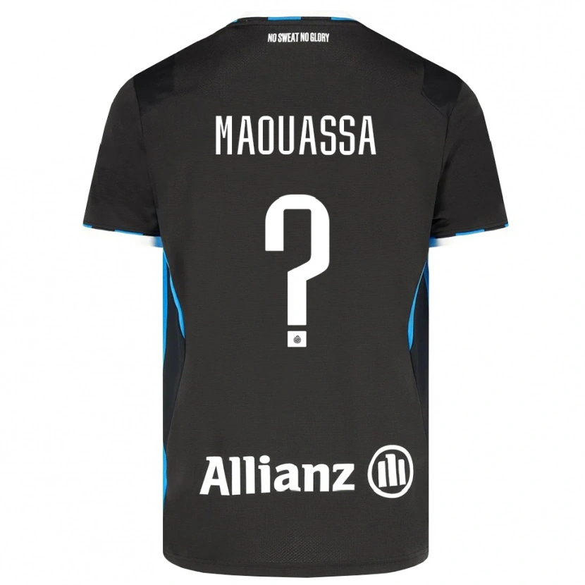 Danxen Criança Camisola Faitout Maouassa #0 Preto Vermelho Azul Principal 2026/27 Camisa