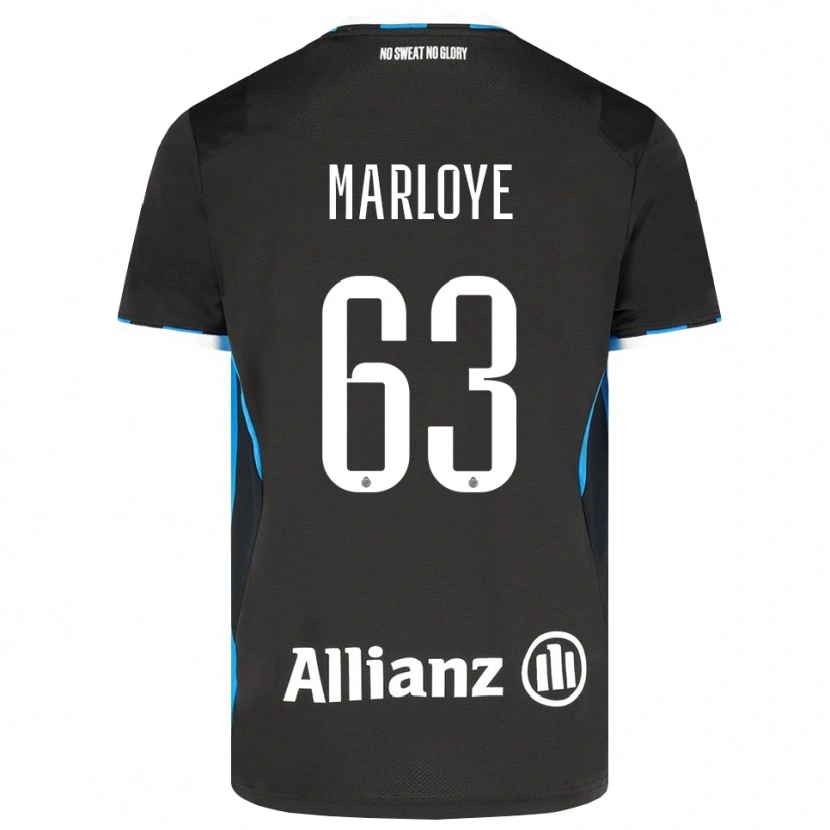 Danxen Criança Camisola Sacha Marloye #63 Preto Vermelho Azul Principal 2026/27 Camisa