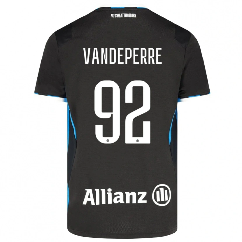 Danxen Criança Camisola Alexander Vandeperre #92 Preto Vermelho Azul Principal 2026/27 Camisa