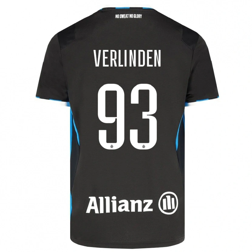 Danxen Criança Camisola Wout Verlinden #93 Preto Vermelho Azul Principal 2026/27 Camisa