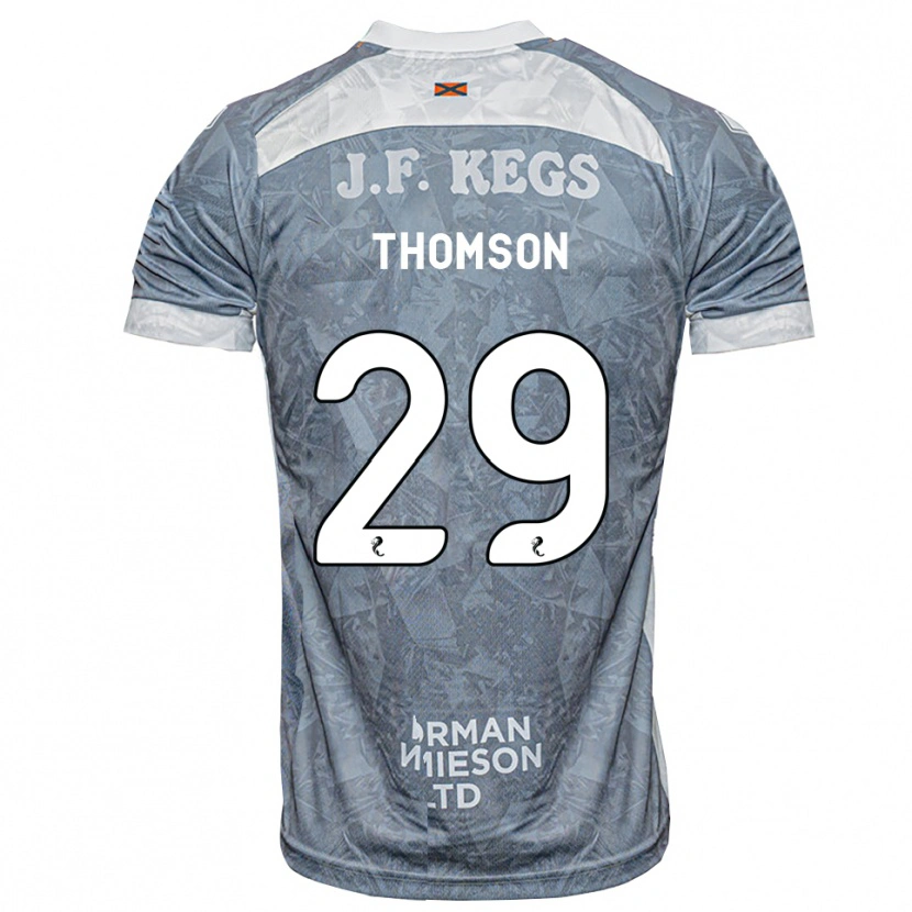 Danxen Criança Camisola Miller Thomson #29 Cinza Ardósia Claro Alternativa 2026/27 Camisa