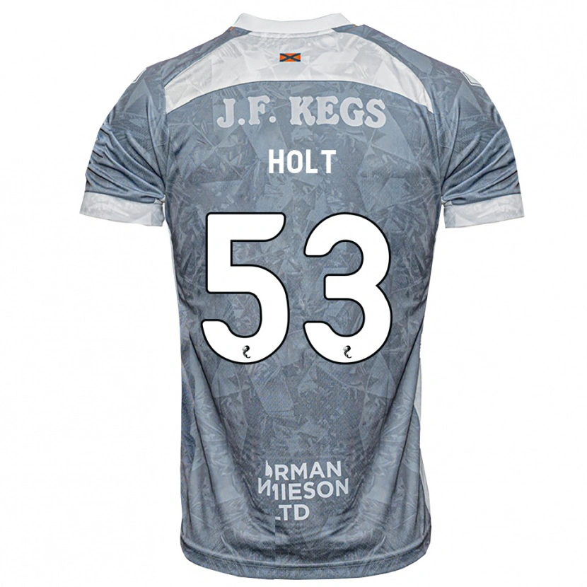 Danxen Criança Camisola Josh Holt #53 Cinza Ardósia Claro Alternativa 2026/27 Camisa