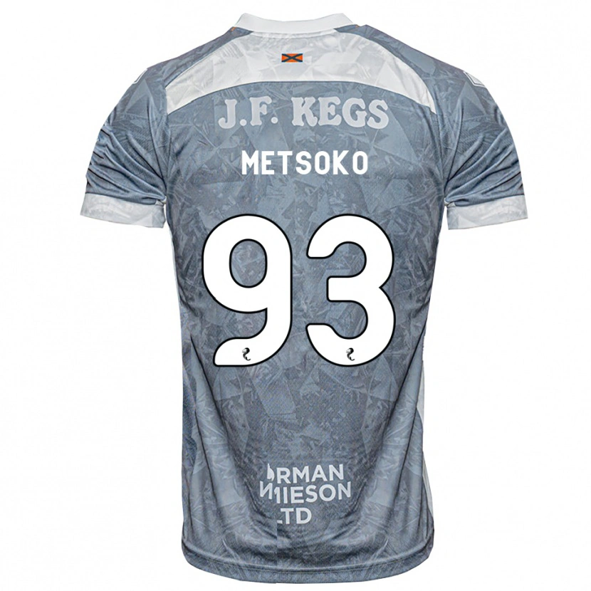 Danxen Criança Camisola Idjessi Metsoko #93 Cinza Ardósia Claro Alternativa 2026/27 Camisa