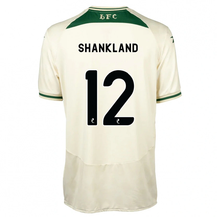 Danxen Criança Camisola Cole Shankland #12 Branco Floresta Alternativa 2026/27 Camisa