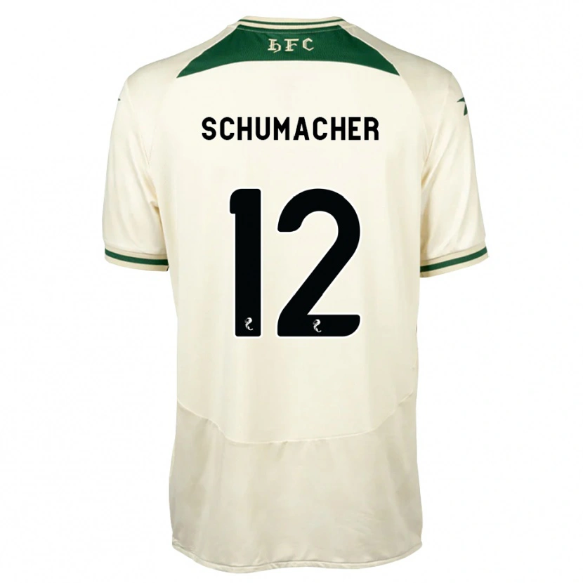 Danxen Criança Camisola Noa Schumacher #12 Branco Floresta Alternativa 2026/27 Camisa