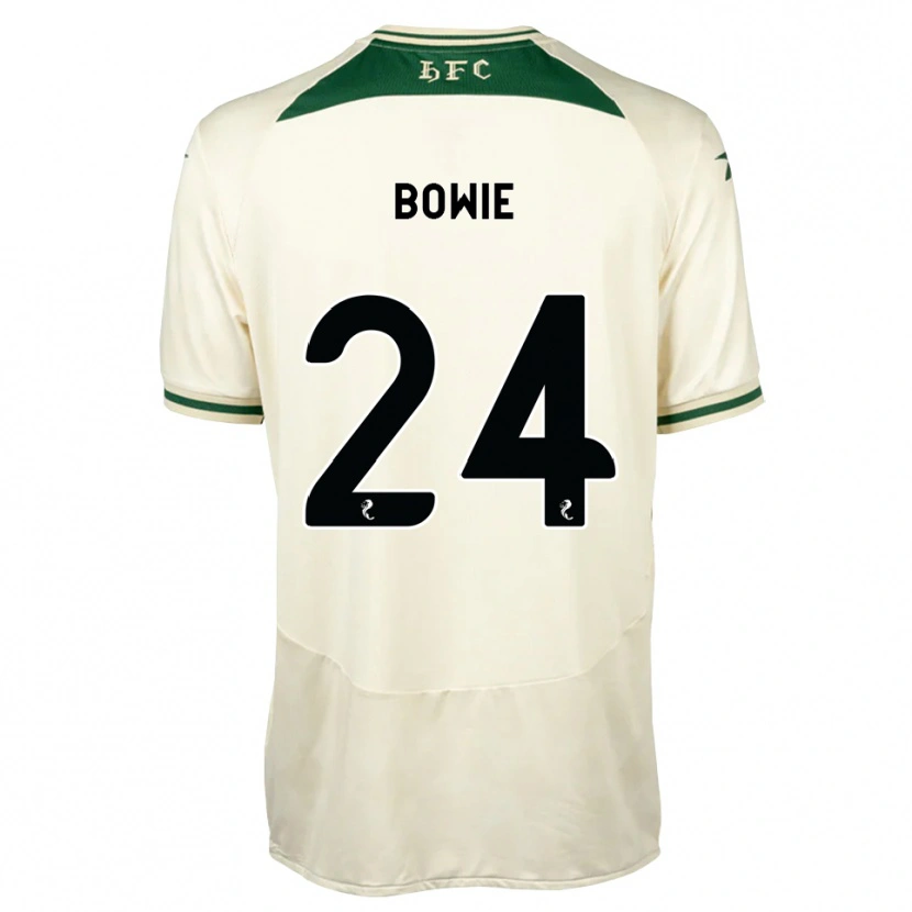 Danxen Criança Camisola Tegan Bowie #24 Branco Floresta Alternativa 2026/27 Camisa