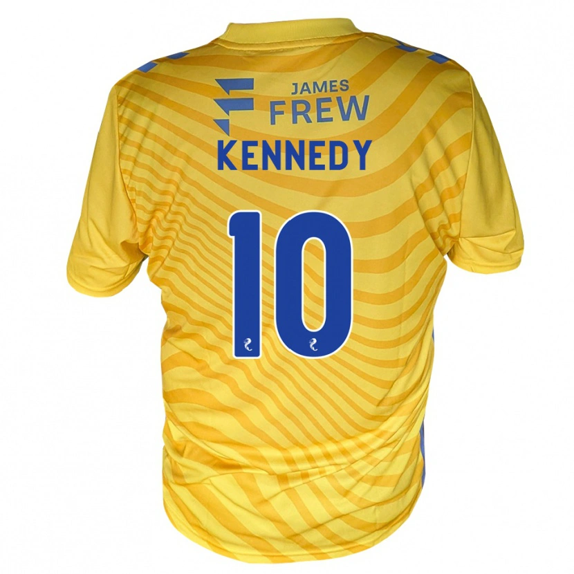 Danxen Criança Camisola Matty Kennedy #10 Azul Real Amarelo Alternativa 2026/27 Camisa