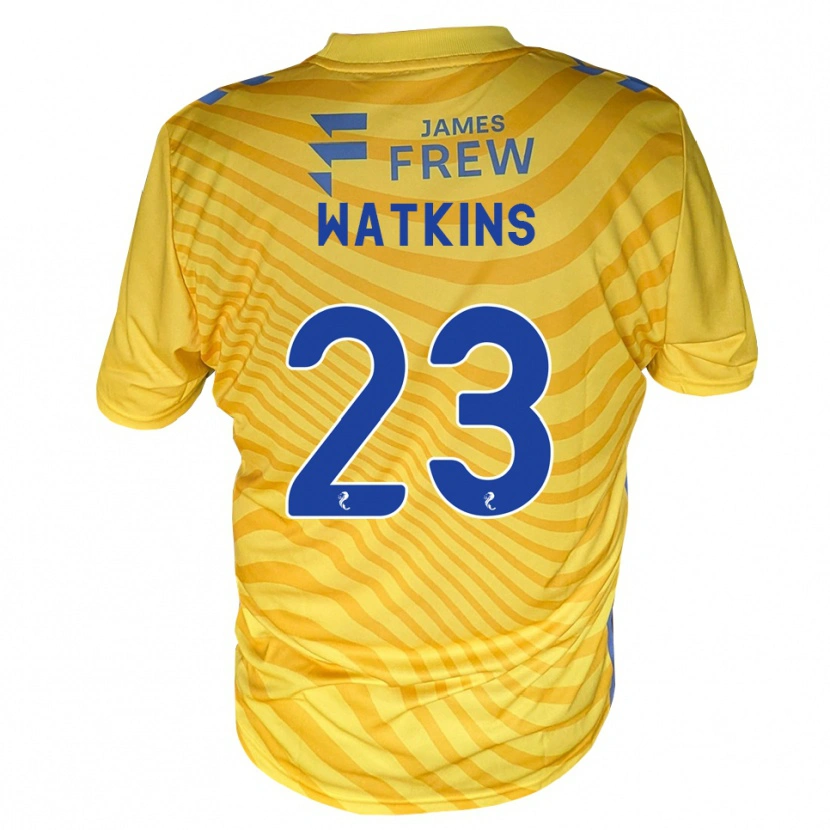 Danxen Criança Camisola Marley Watkins #23 Azul Real Amarelo Alternativa 2026/27 Camisa