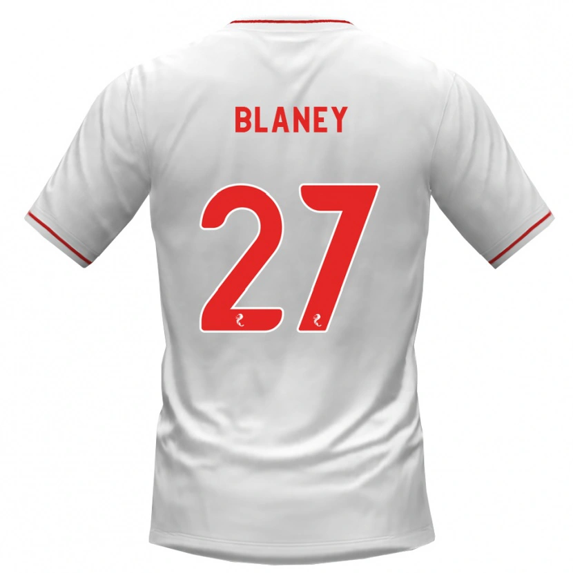 Danxen Criança Camisola Shane Blaney #27 Branco Vermelho Alternativa 2026/27 Camisa
