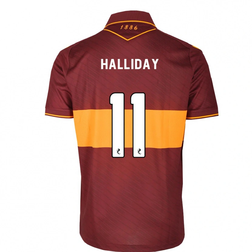 Danxen Criança Camisola Andy Halliday #11 Laranja Marrom Alternativa 2026/27 Camisa