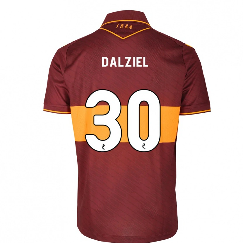Danxen Criança Camisola Jack Dalziel #30 Laranja Marrom Alternativa 2026/27 Camisa
