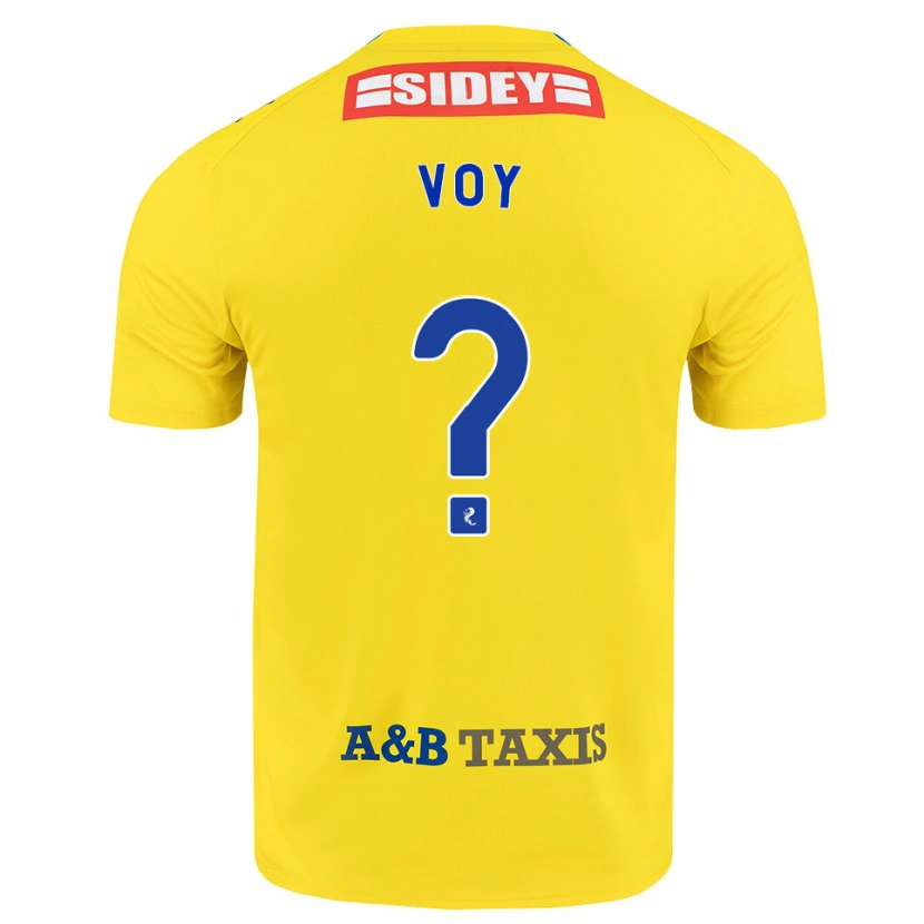 Danxen Criança Camisola Cole Voy #0 Amarelo Azul Preto Alternativa 2026/27 Camisa