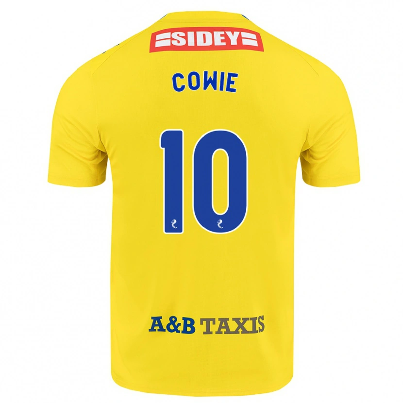 Danxen Criança Camisola Ellie-May Cowie #10 Amarelo Azul Preto Alternativa 2026/27 Camisa