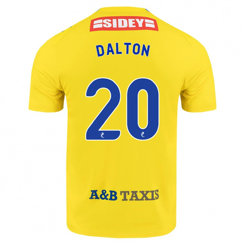 Danxen Criança Camisola Sean Dalton #20 Amarelo Azul Preto Alternativa 2026/27 Camisa