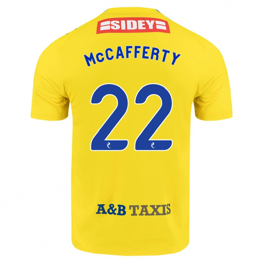 Danxen Criança Camisola Eirinn Mccafferty #22 Amarelo Azul Preto Alternativa 2026/27 Camisa