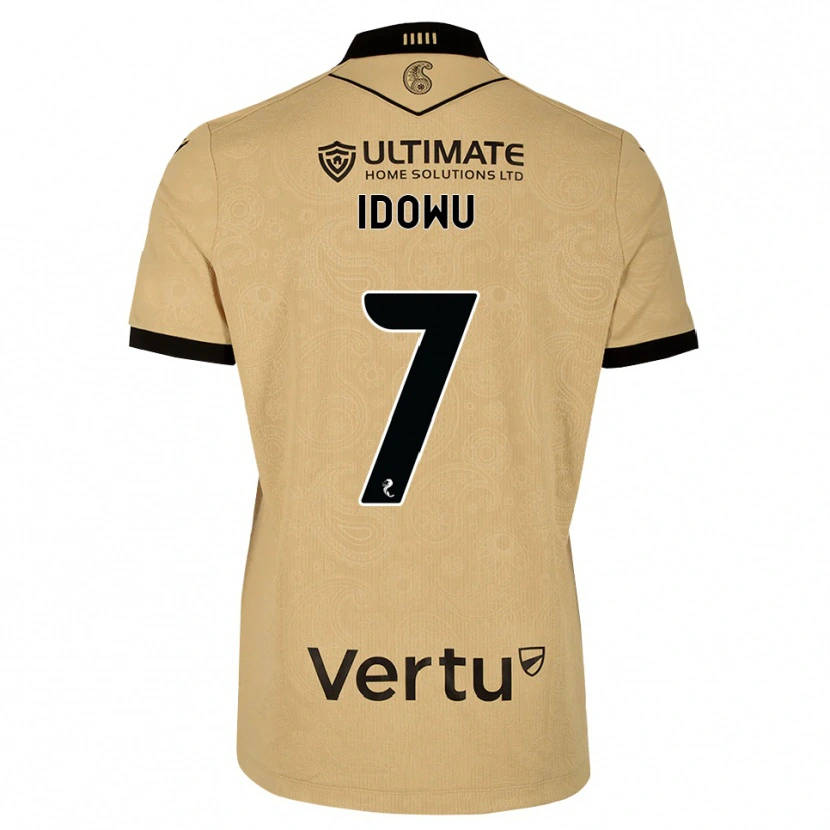 Danxen Criança Camisola Roland Idowu #7 Madeira Queimada Preto Alternativa 2026/27 Camisa