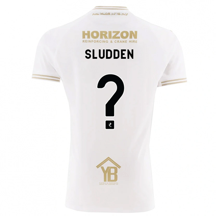 Danxen Criança Camisola Erin Sludden #0 Trigo Branco Alternativa 2026/27 Camisa