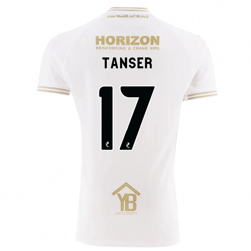 Danxen Criança Camisola Scott Tanser #17 Trigo Branco Alternativa 2026/27 Camisa