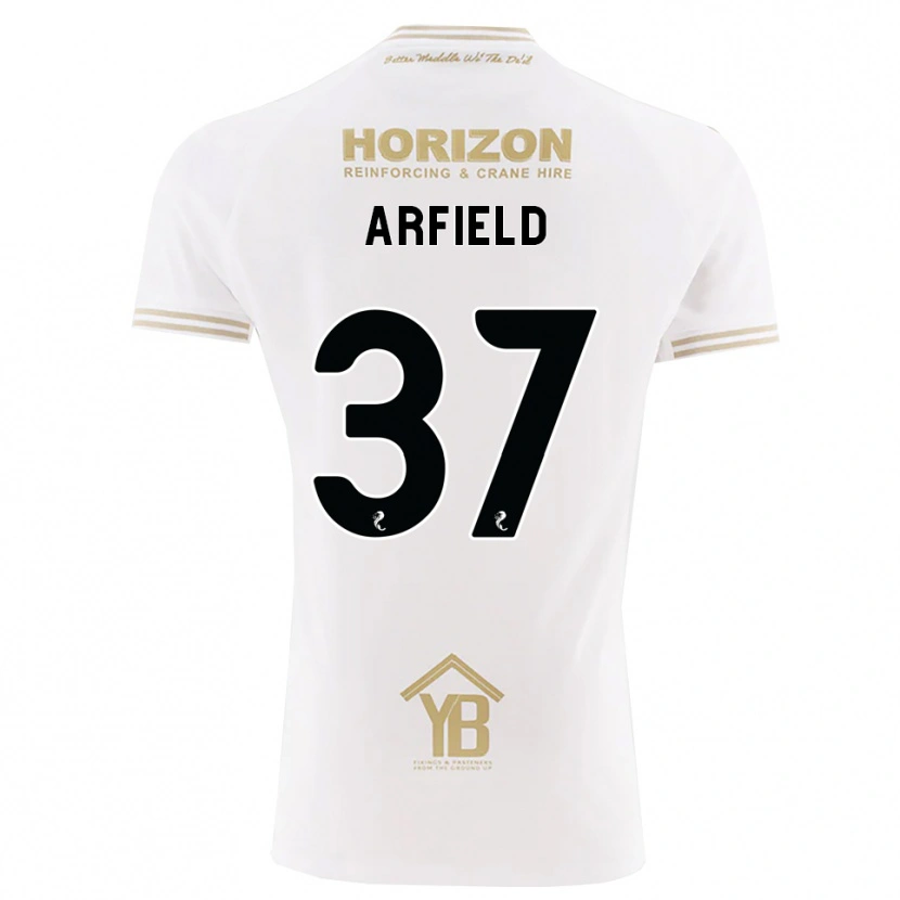 Danxen Criança Camisola Scott Arfield #37 Trigo Branco Alternativa 2026/27 Camisa