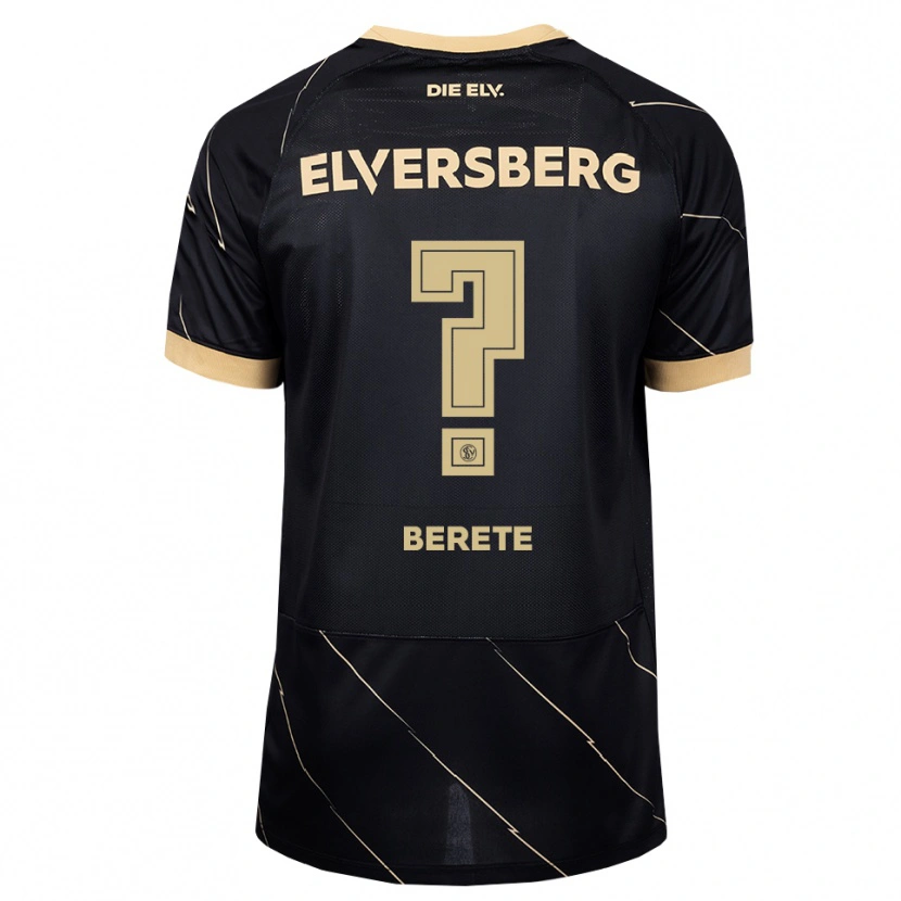 Danxen Criança Camisola Bilal Berete #0 Preto Marrom Alternativa 2026/27 Camisa