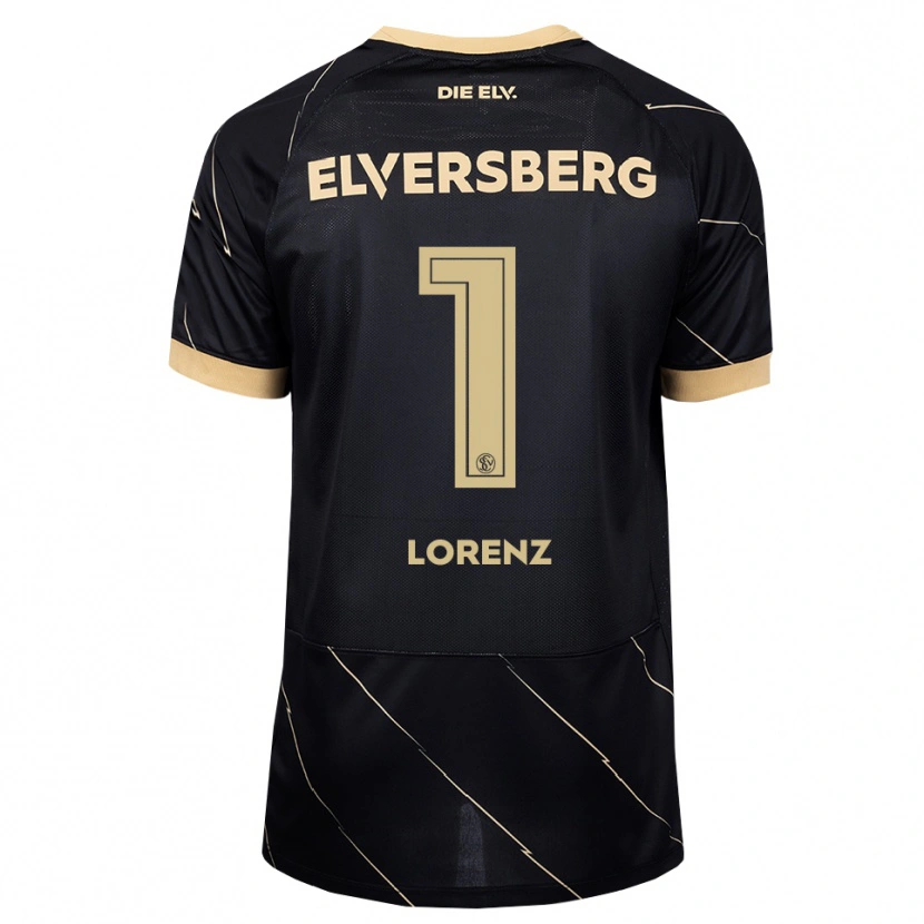 Danxen Criança Camisola Paul Lorenz #1 Preto Marrom Alternativa 2026/27 Camisa