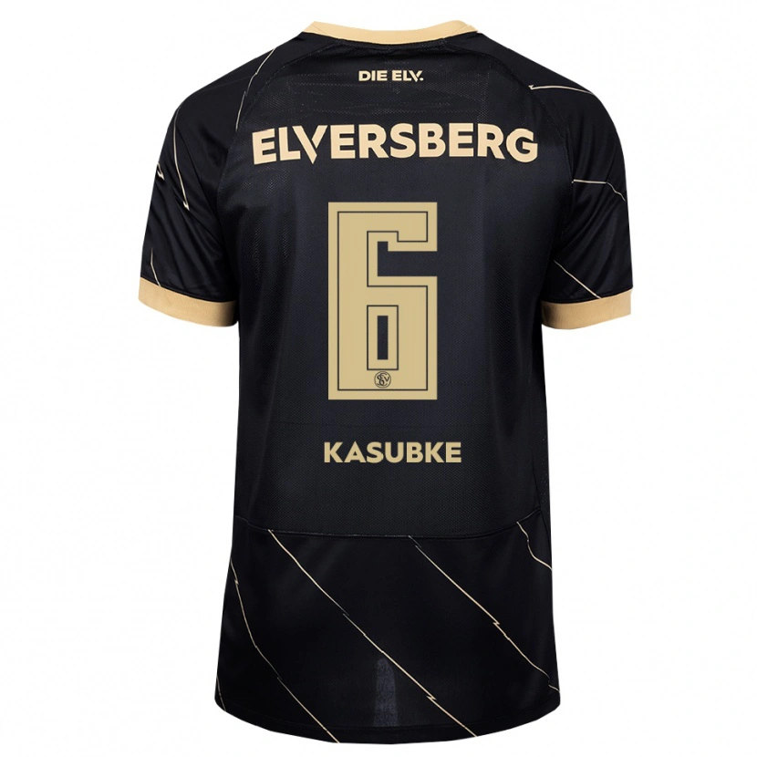 Danxen Criança Camisola Manuel Kasubke #6 Preto Marrom Alternativa 2026/27 Camisa