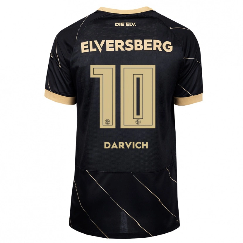 Danxen Criança Camisola Noah Darvich #10 Preto Marrom Alternativa 2026/27 Camisa
