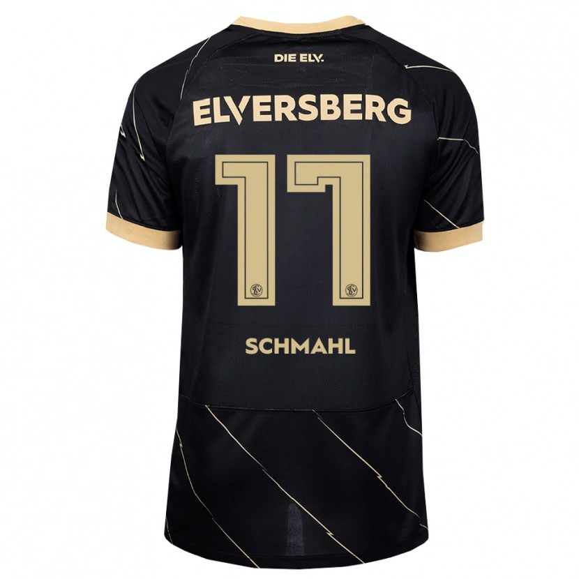 Danxen Criança Camisola Frederik Schmahl #17 Preto Marrom Alternativa 2026/27 Camisa