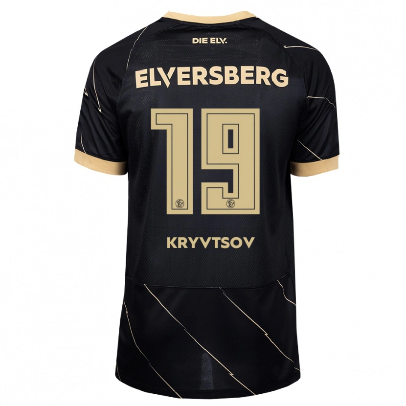 Danxen Criança Camisola Nikita Kryvtsov #19 Preto Marrom Alternativa 2026/27 Camisa