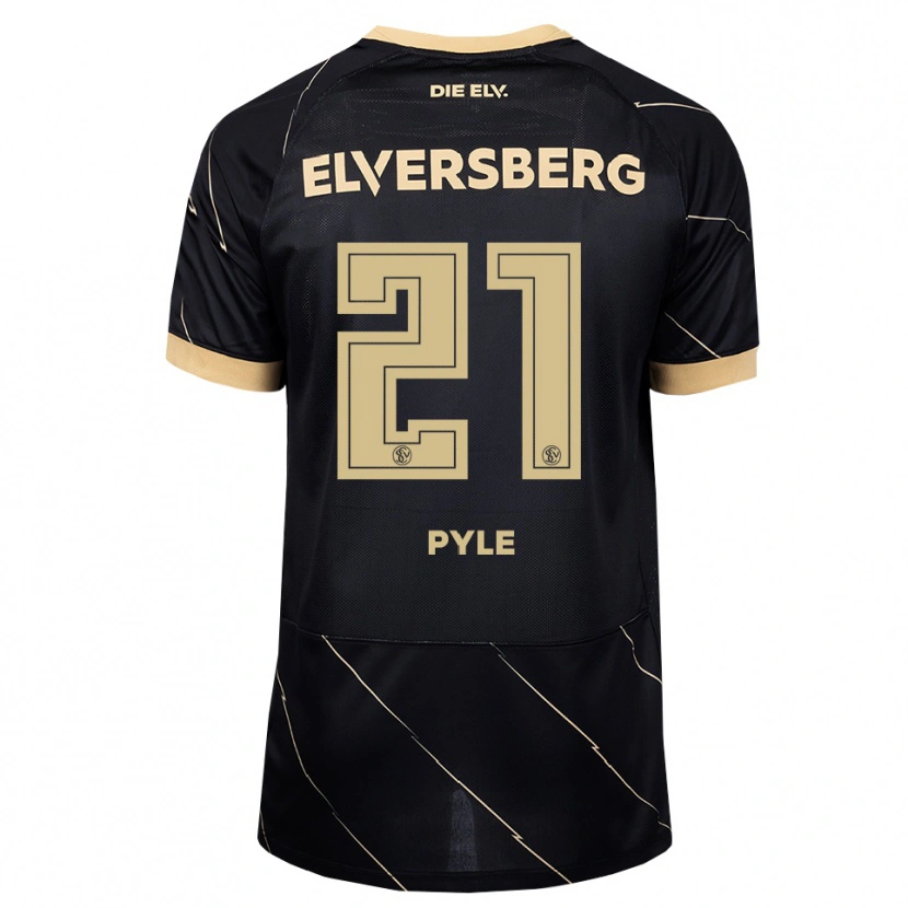 Danxen Criança Camisola David Pyle #21 Preto Marrom Alternativa 2026/27 Camisa