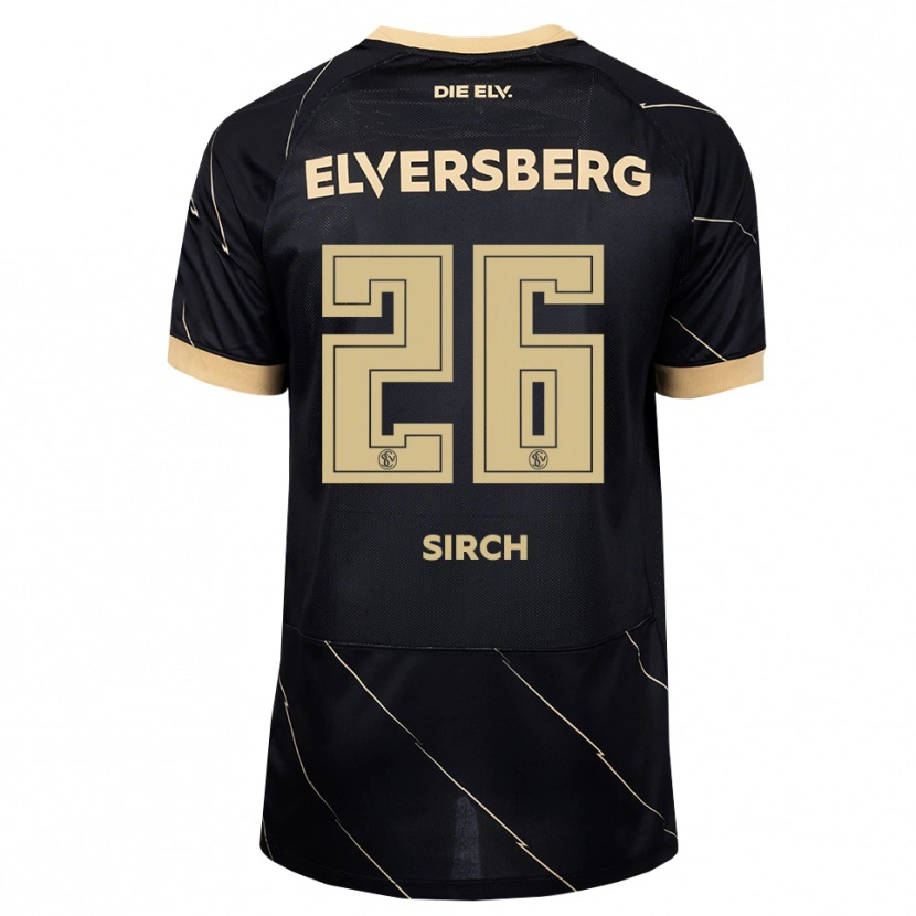 Danxen Criança Camisola Luca Sirch #26 Preto Marrom Alternativa 2026/27 Camisa