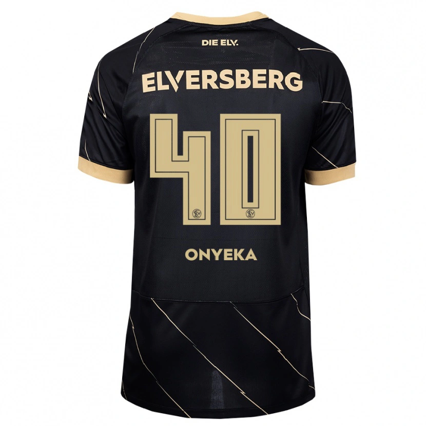 Danxen Criança Camisola Francis Onyeka #40 Preto Marrom Alternativa 2026/27 Camisa