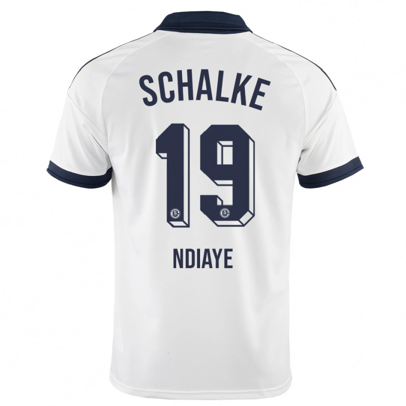 Danxen Criança Camisola Jean-Paul Ndiaye #19 Preto Branco Alternativa 2026/27 Camisa