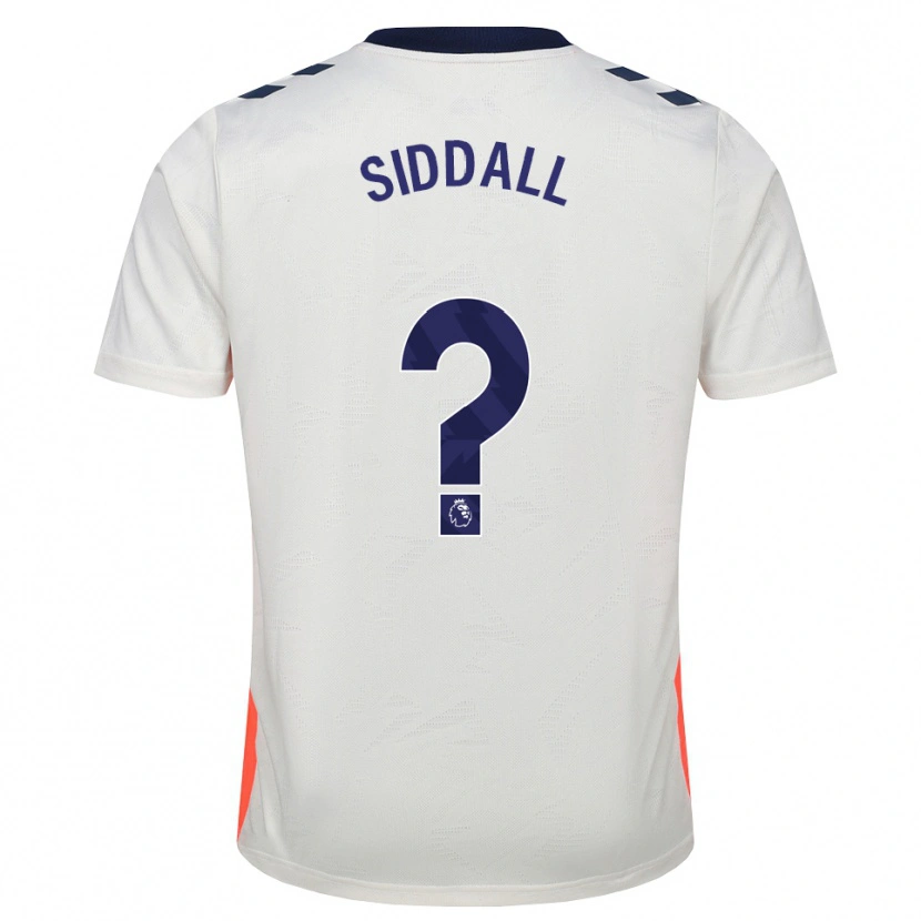 Danxen Criança Camisola Rylie Siddall #0 Branco Laranja Azul Real Alternativa 2026/27 Camisa
