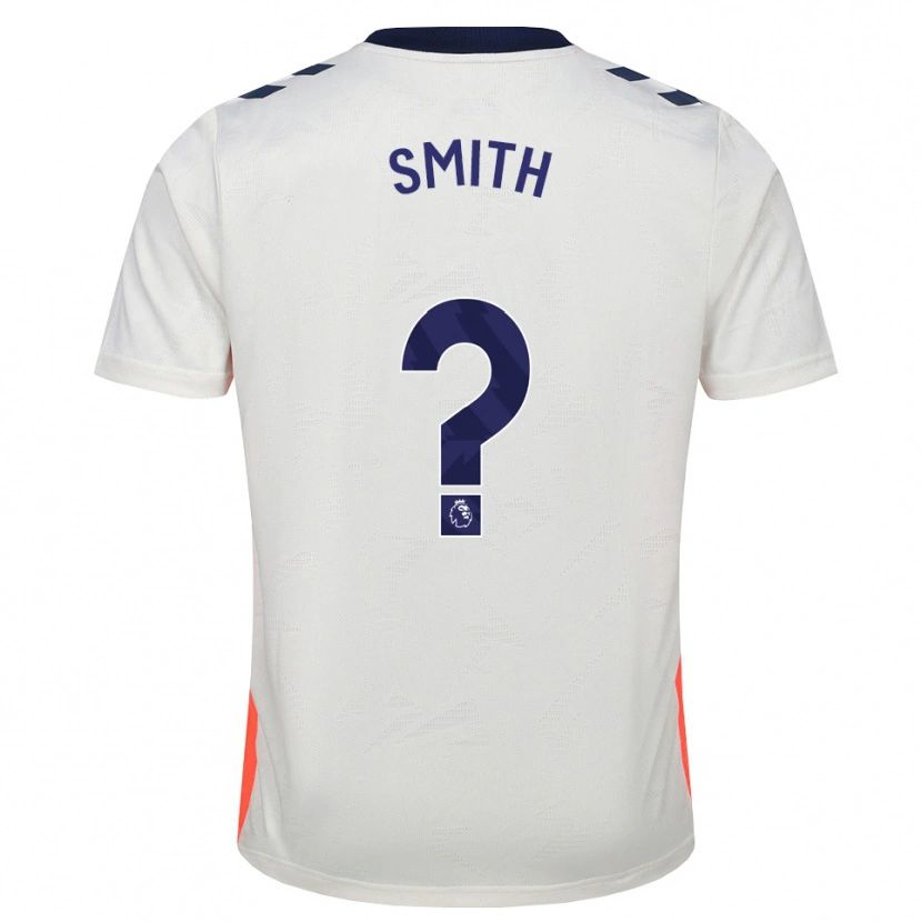 Danxen Criança Camisola Jayden Smith #0 Branco Laranja Azul Real Alternativa 2026/27 Camisa