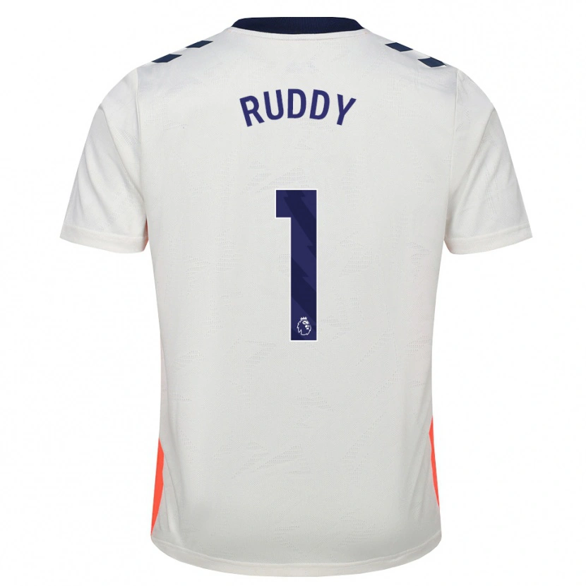 Danxen Criança Camisola Jack Ruddy #1 Branco Laranja Azul Real Alternativa 2026/27 Camisa