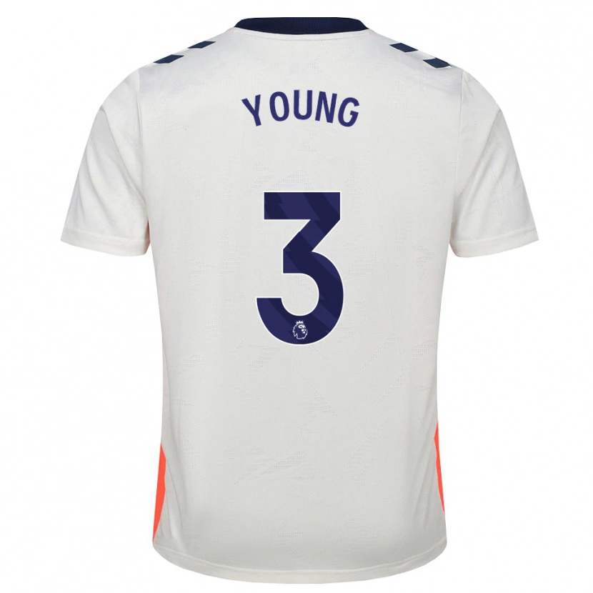 Danxen Criança Camisola Shay Young #3 Branco Laranja Azul Real Alternativa 2026/27 Camisa