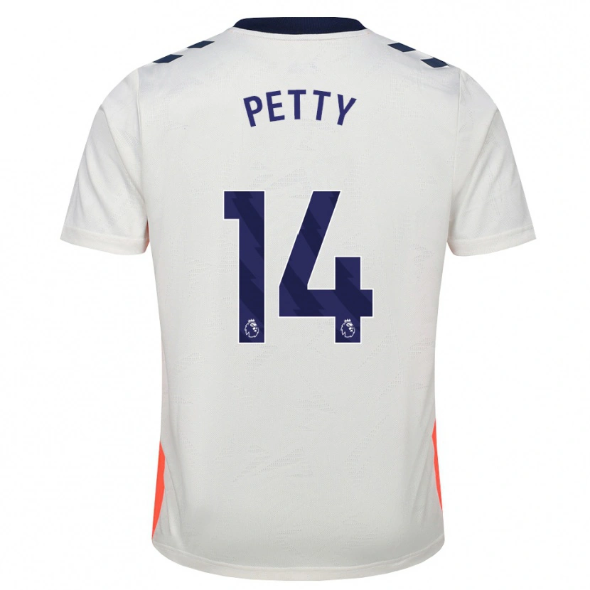 Danxen Criança Camisola Billy Petty #14 Branco Laranja Azul Real Alternativa 2026/27 Camisa