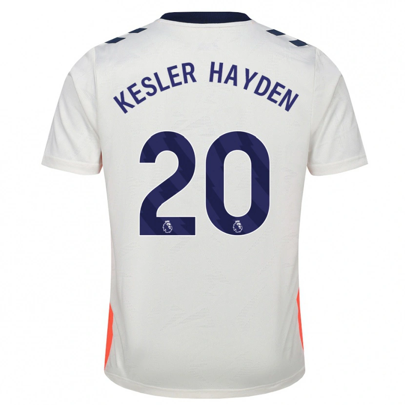 Danxen Criança Camisola Kaine Kesler-Hayden #20 Branco Laranja Azul Real Alternativa 2026/27 Camisa