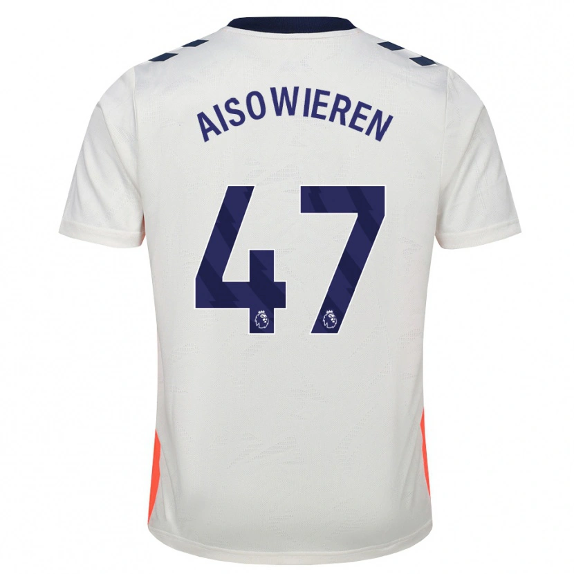 Danxen Criança Camisola Evan Eghosa Aisowieren #47 Branco Laranja Azul Real Alternativa 2026/27 Camisa