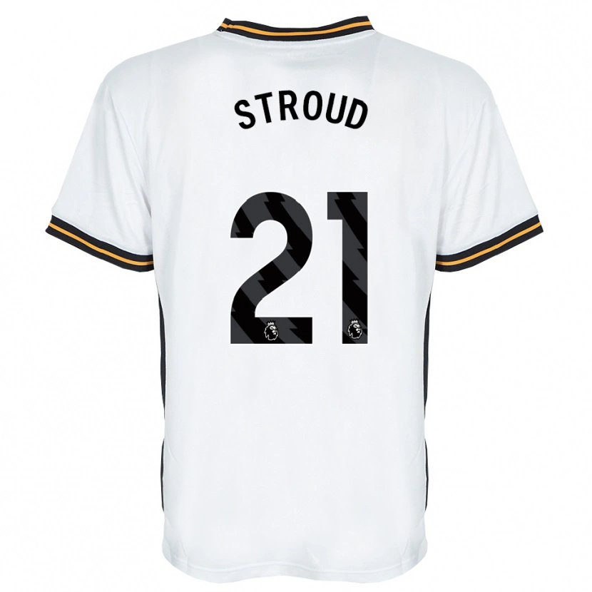 Danxen Criança Camisola Elliot Stroud #21 Branco Laranja Preto Alternativa 2026/27 Camisa