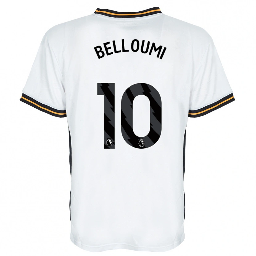 Danxen Criança Camisola Mohamed Belloumi #10 Branco Laranja Preto Alternativa 2026/27 Camisa