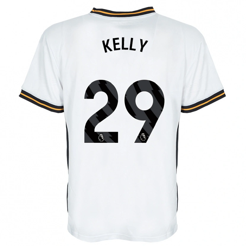 Danxen Criança Camisola Ace Kelly #29 Branco Laranja Preto Alternativa 2026/27 Camisa