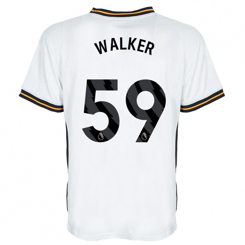 Danxen Criança Camisola Coist Walker #59 Branco Laranja Preto Alternativa 2026/27 Camisa