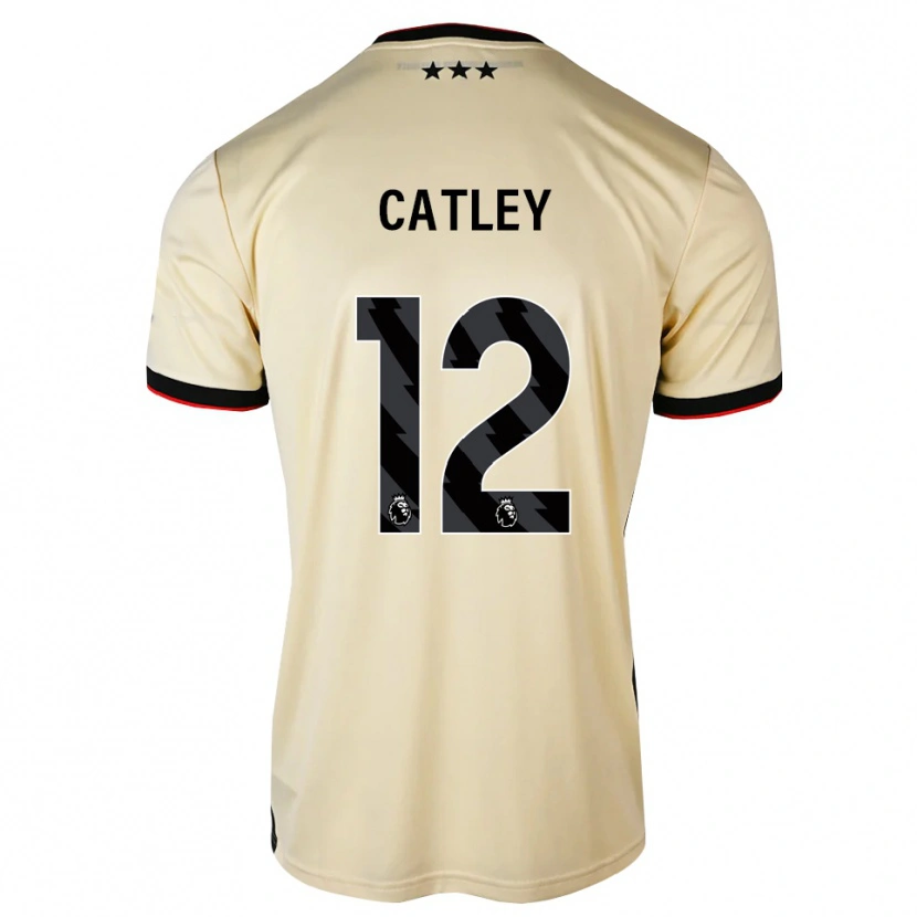 Danxen Criança Camisola Jack Catley #12 Chiffon De Limão Preto Vermelho Alternativa 2026/27 Camisa